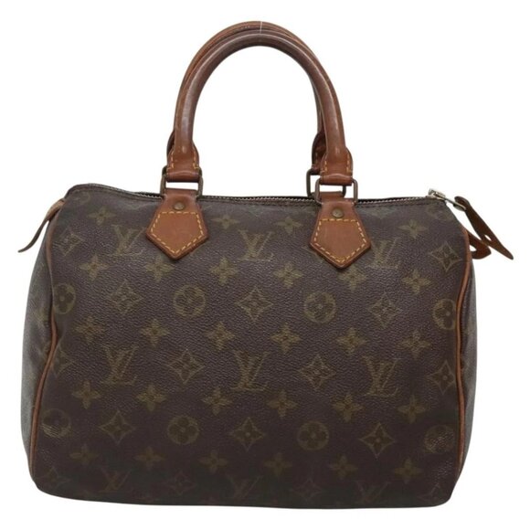 LOUIS VUITTON Monogram Speedy 25 Hand Bag LV Auth - Picture 2 of 16